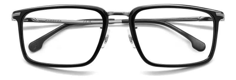 Uomo Carrera CARRERA 8935 807 Montature da vista Acetato Nero Squadrata Normale miniatura 3