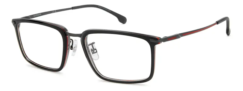 Uomo Carrera CARRERA 8935 OIT Montature da vista Acetato Nero Squadrata Normale