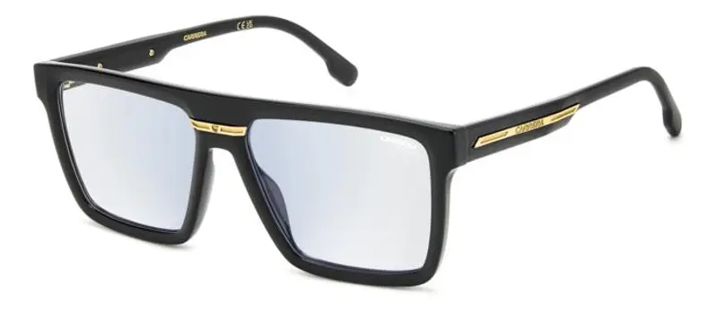 Carrera Uomo VICTORY C 03/BB 2M2 Montature da vista Bio Poliammide Nero Chiara Squadrata Anti-luce blu