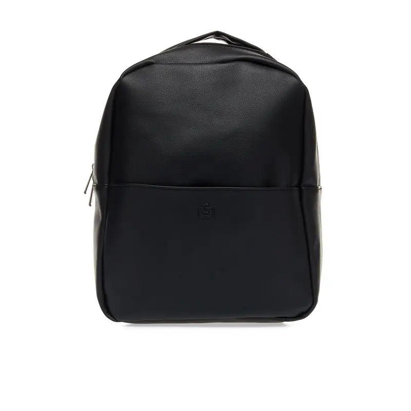 Zainetto nero con tasca frontale