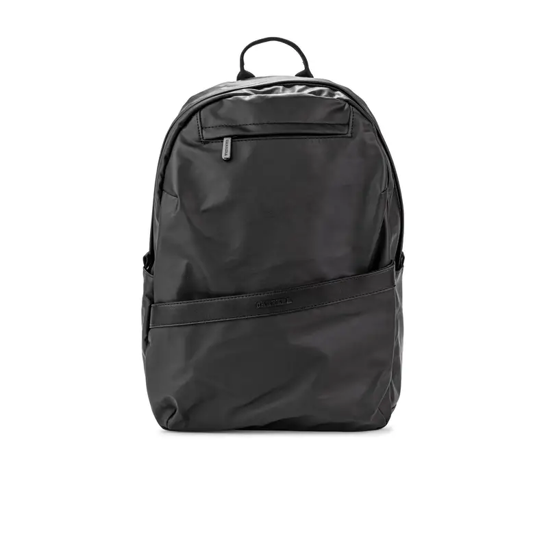 Zaino nero da uomo con tascone frontale