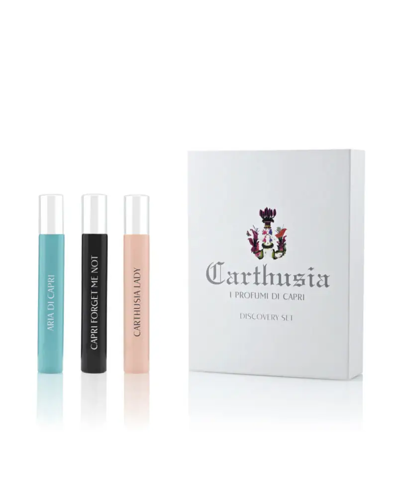 Dolce Vita Discovery Set Aria di Capri, Capri Forget Me Not, Carthusia Lady 3 x 10ml