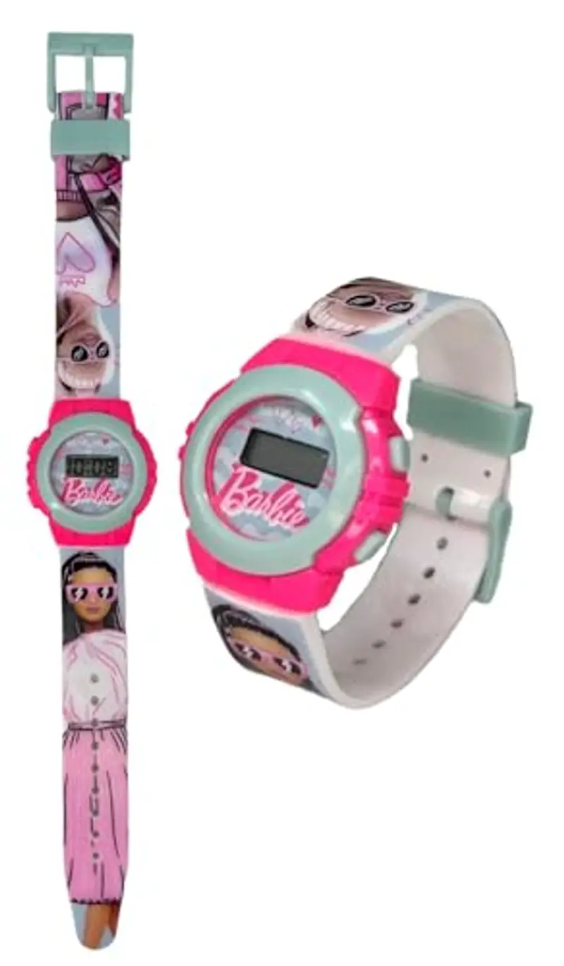 CARTOON Orologio da polso Barbie digitale orologio per bambine in confezione sagomata