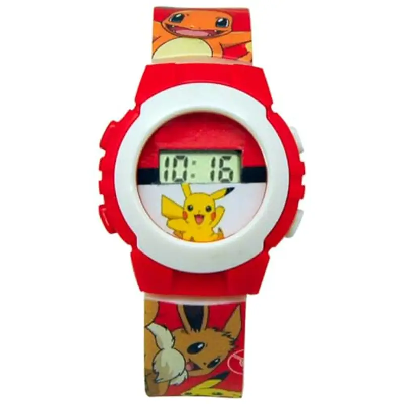 CARTOON Orologio da polso digitale P1kachu, per bambini, in confezione sagomata miniatura 3