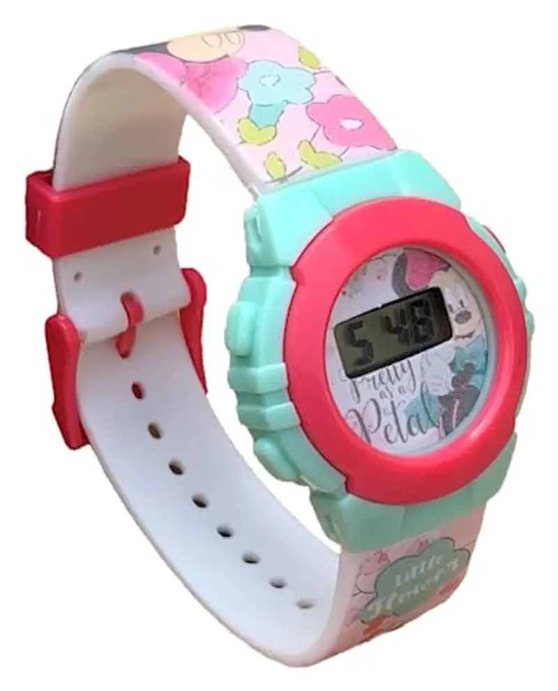 CARTOON Orologio da polso digitale, per bambini, in confezione sagomata (Minnie) miniatura 3