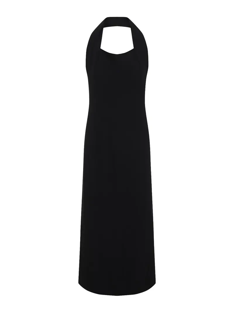 DR201 abito lungo Nero