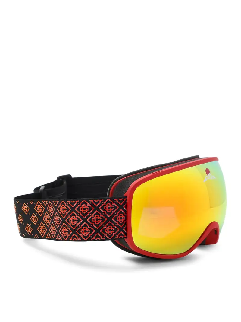 Acetate Ski Goggles Arancione