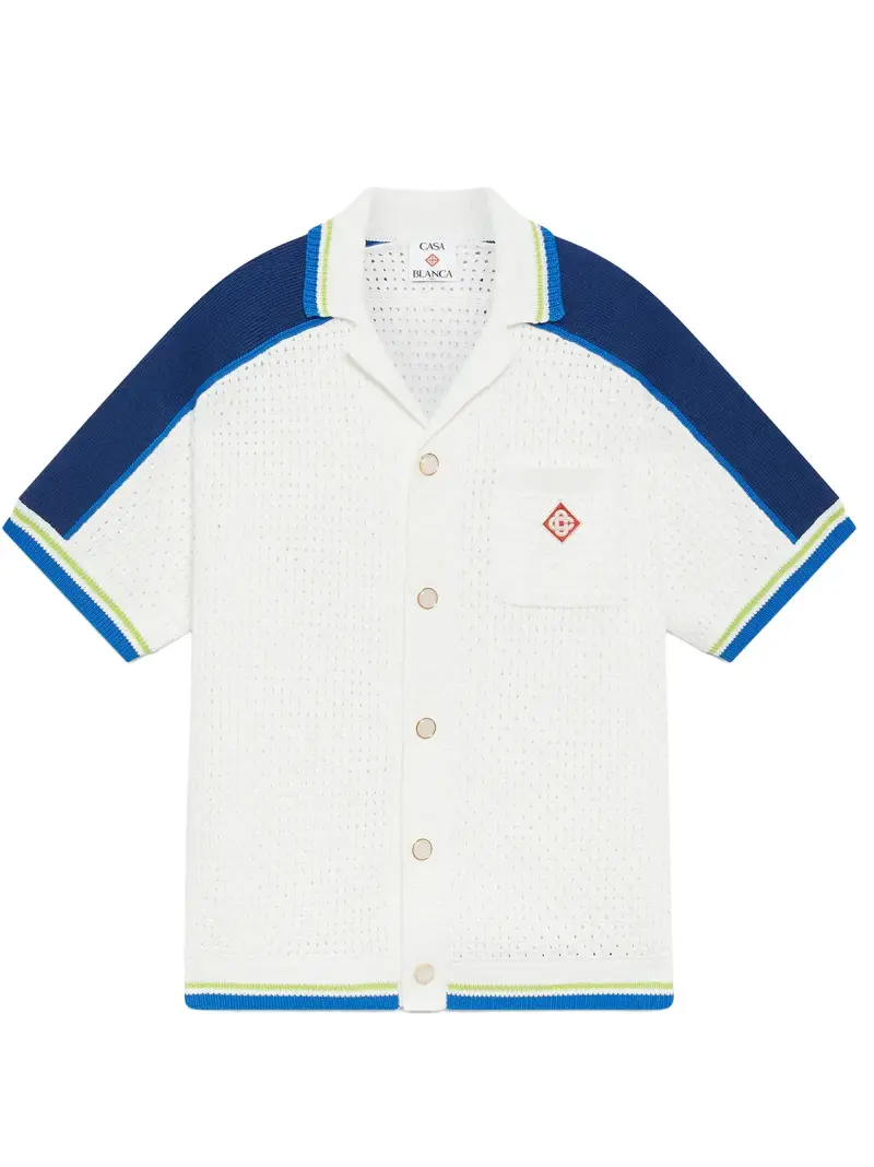 Camicia crochet BIANCO