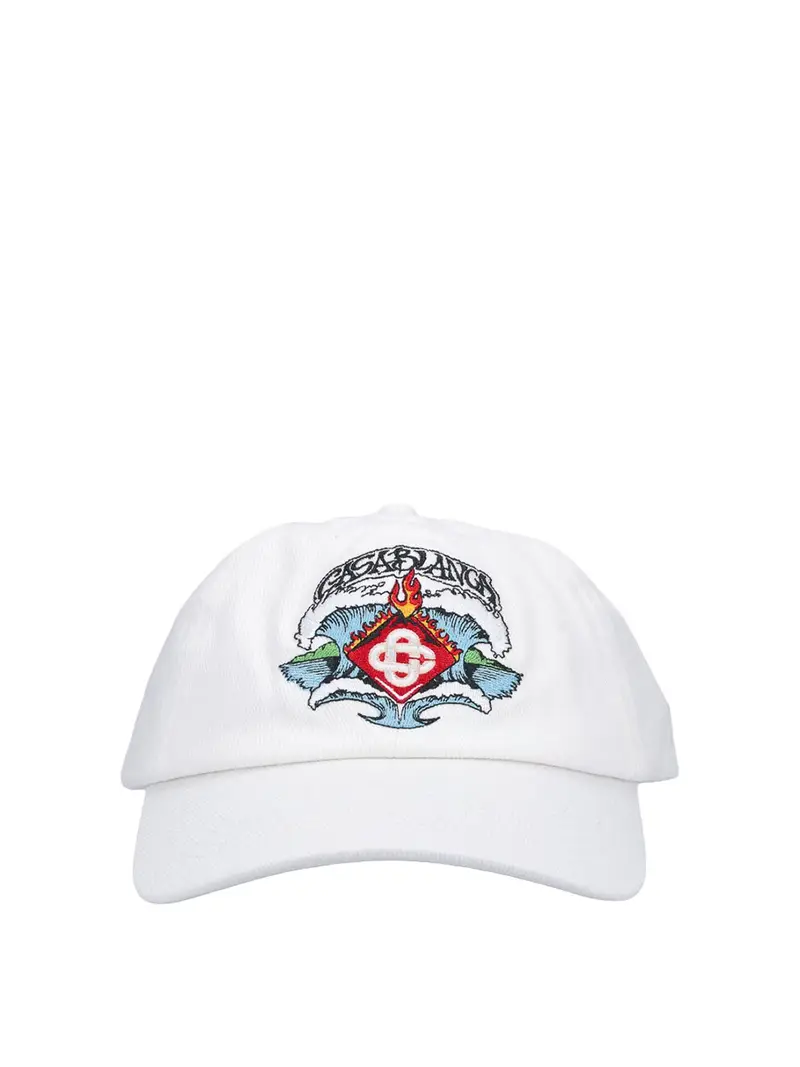 Cappello Baseball Logo Bianco