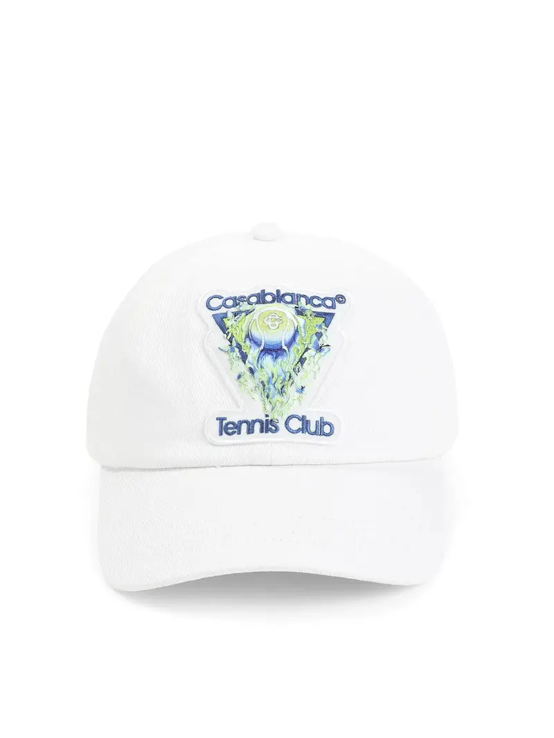 Cappello da tennis fiammeggiante Bianco
