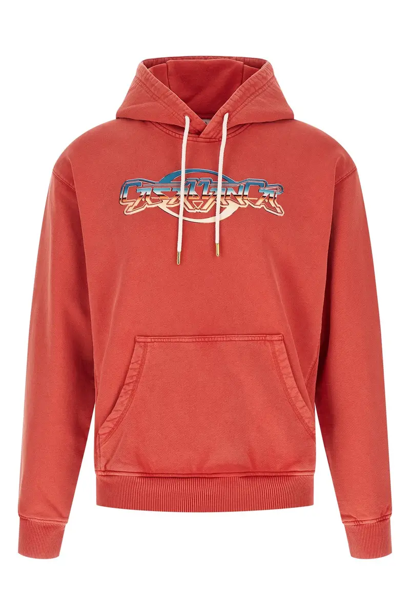 Felpa Con Cappuccio 'Chrome' Rosso