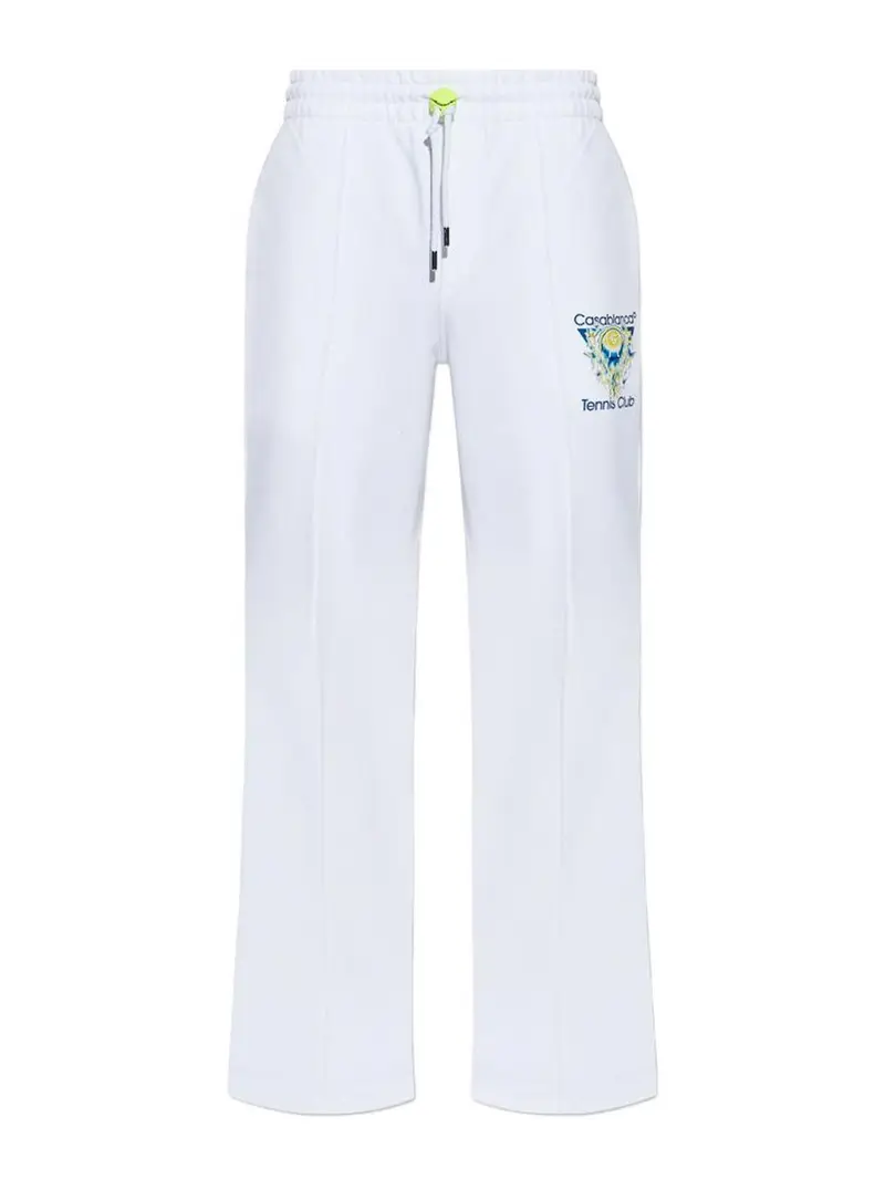 Pantaloni della tuta in cotone bianco