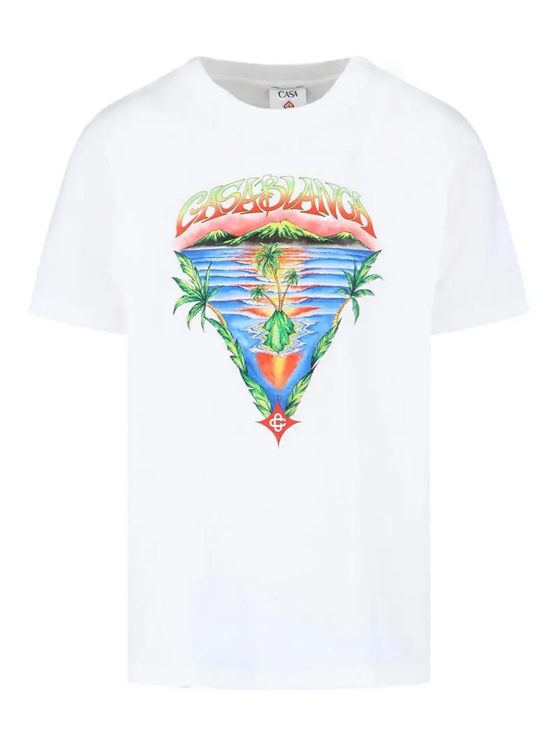 Casablanca T-shirt Bianco 4354127