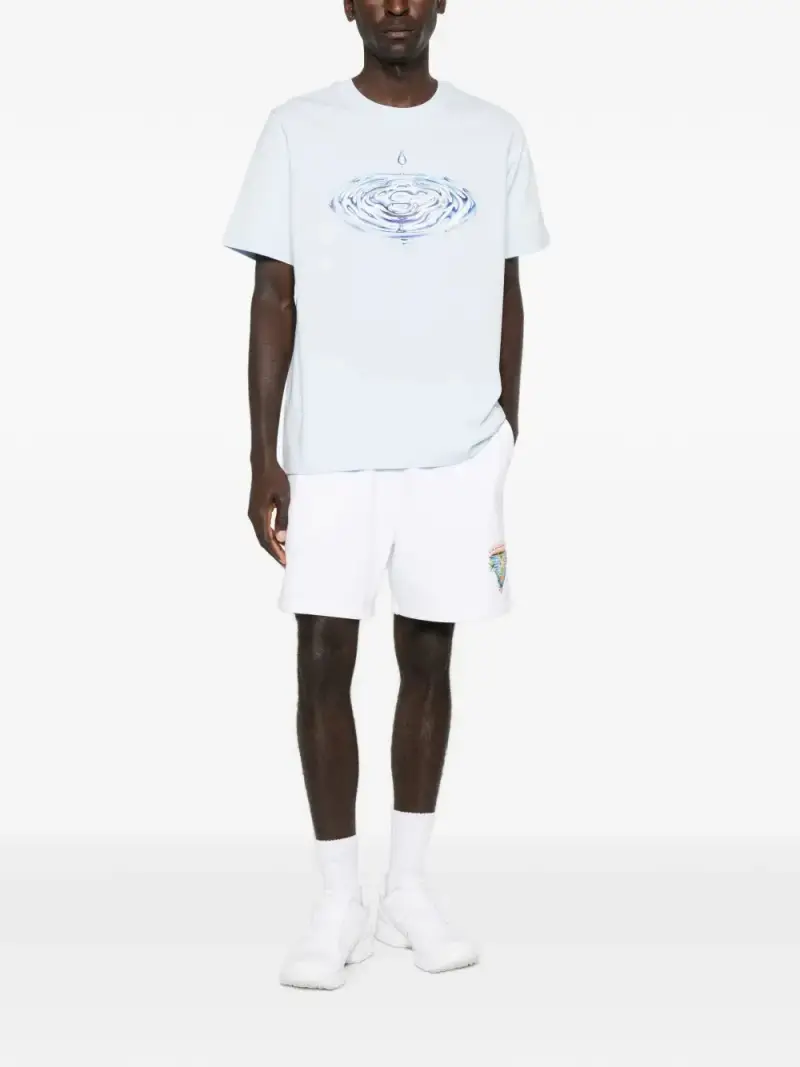 Casablanca T-shirt Blu 4022773 miniatura 2