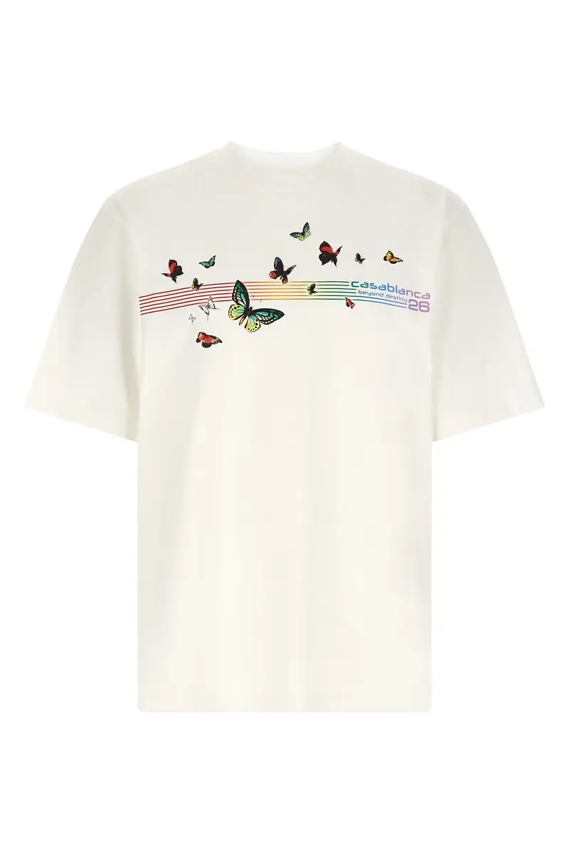 T-Shirt Butterfly Bianco