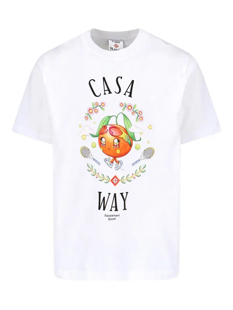 Casablanca T-shirt Bianco 3855799