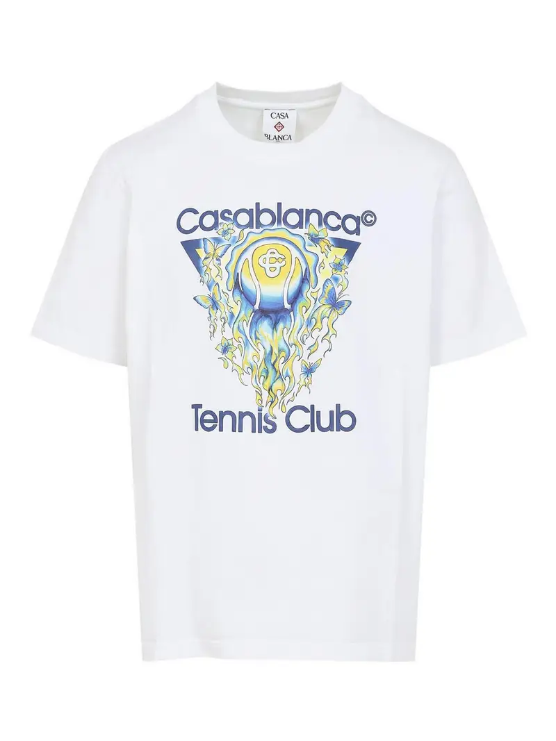 Casablanca T-shirt Bianco 4184032