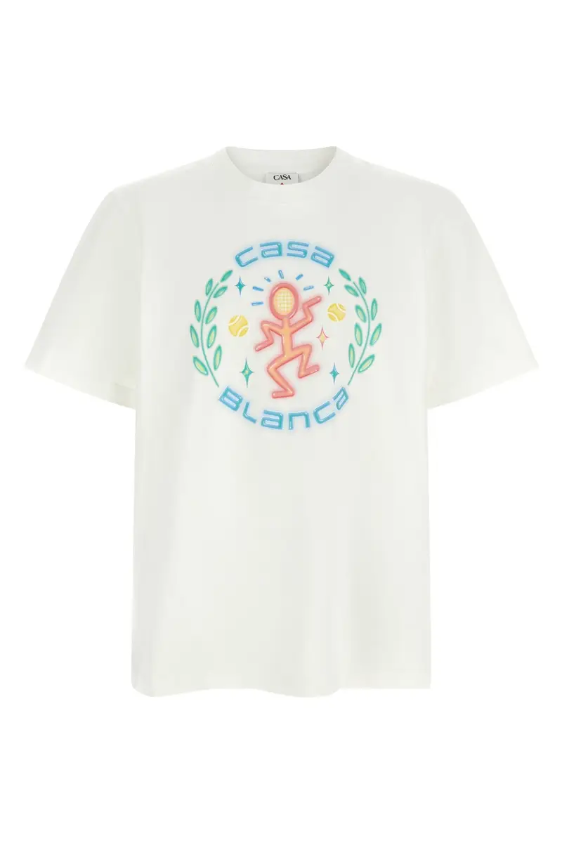 Casablanca T-shirt Bianco 4201030