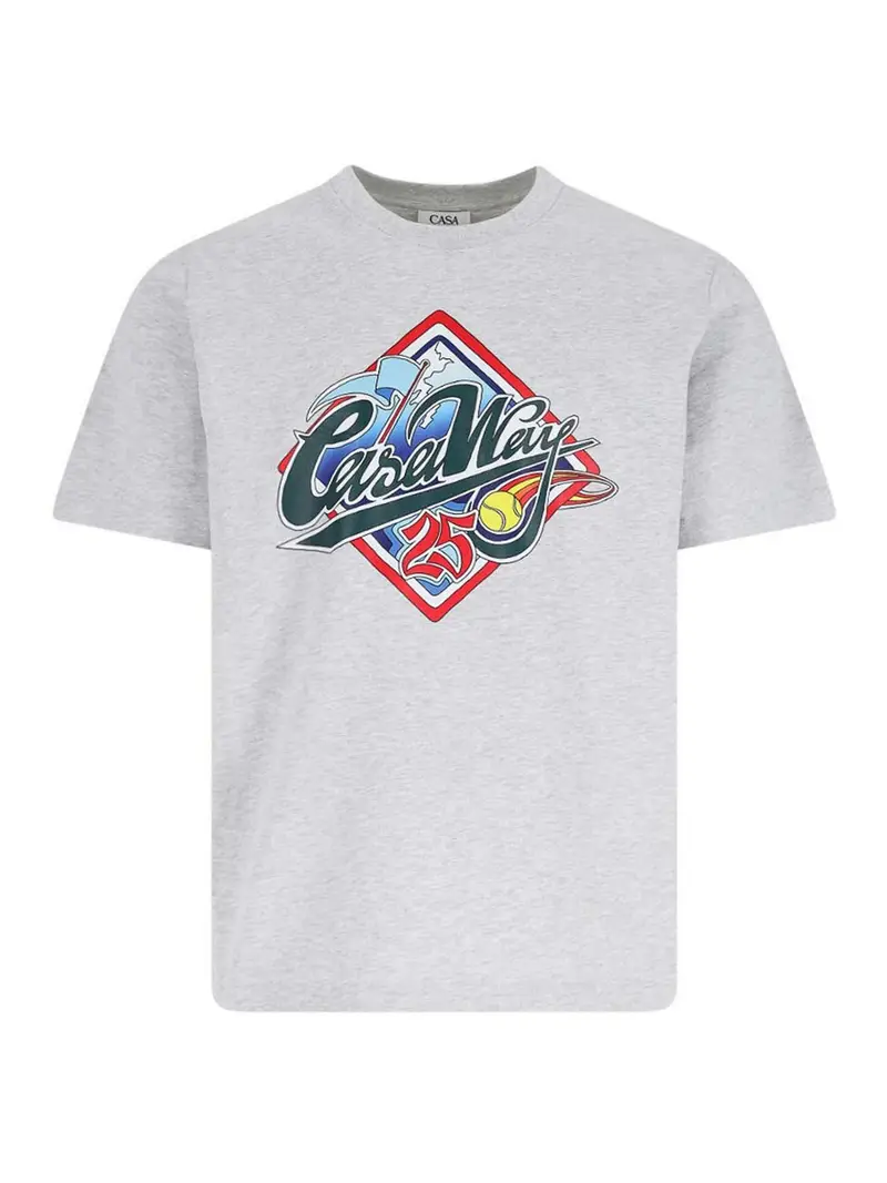 Casablanca T-shirt Grigio 3859485