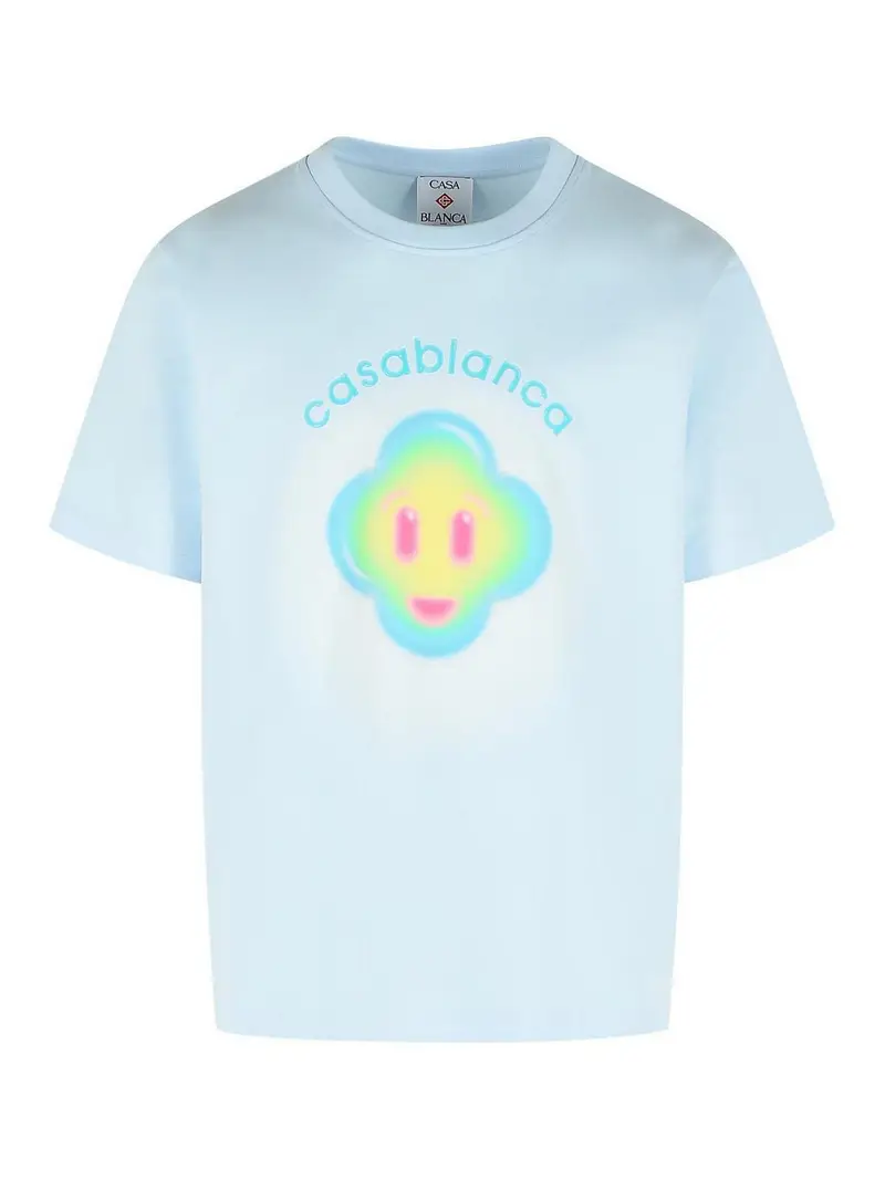Casablanca T-shirt Azzurro 3993577