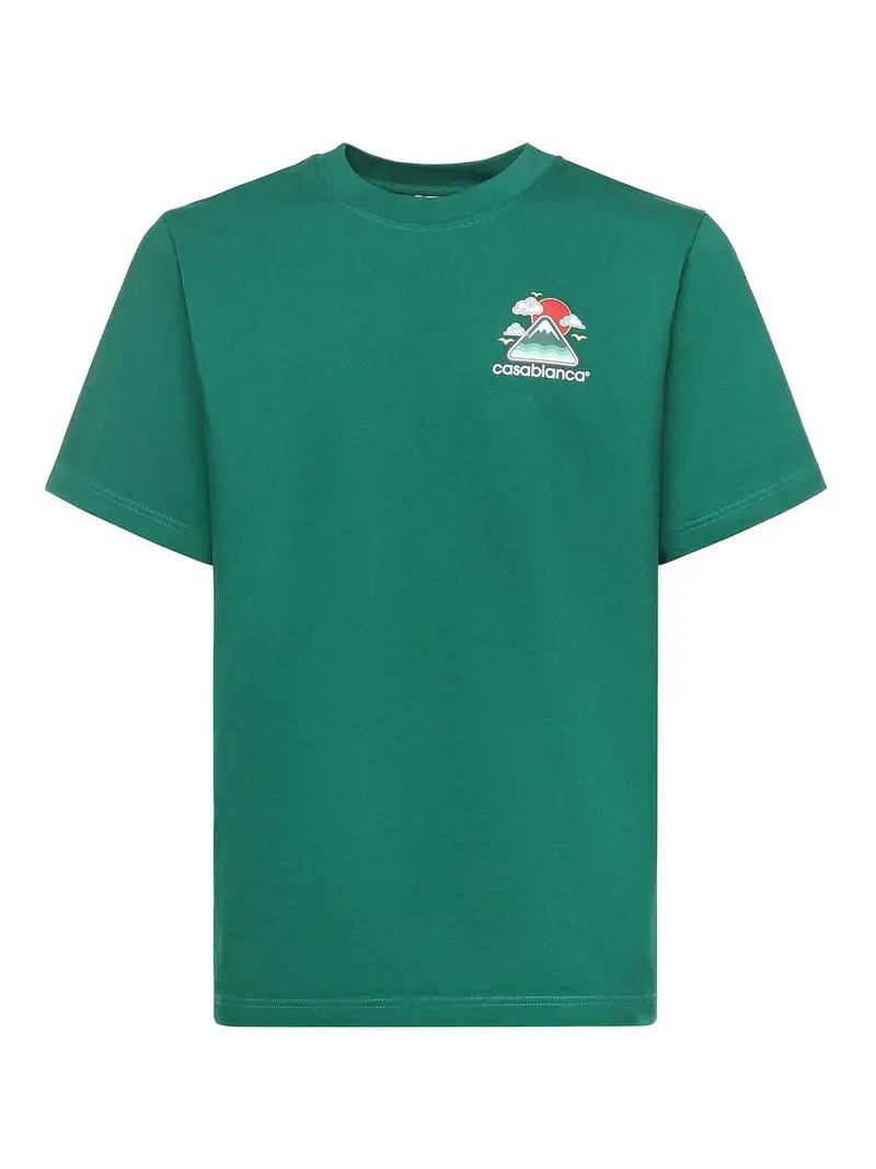 Casablanca T-shirt Verde 3875267