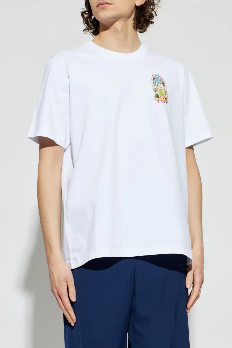 Casablanca T-shirt Bianco 4349148 miniatura 2