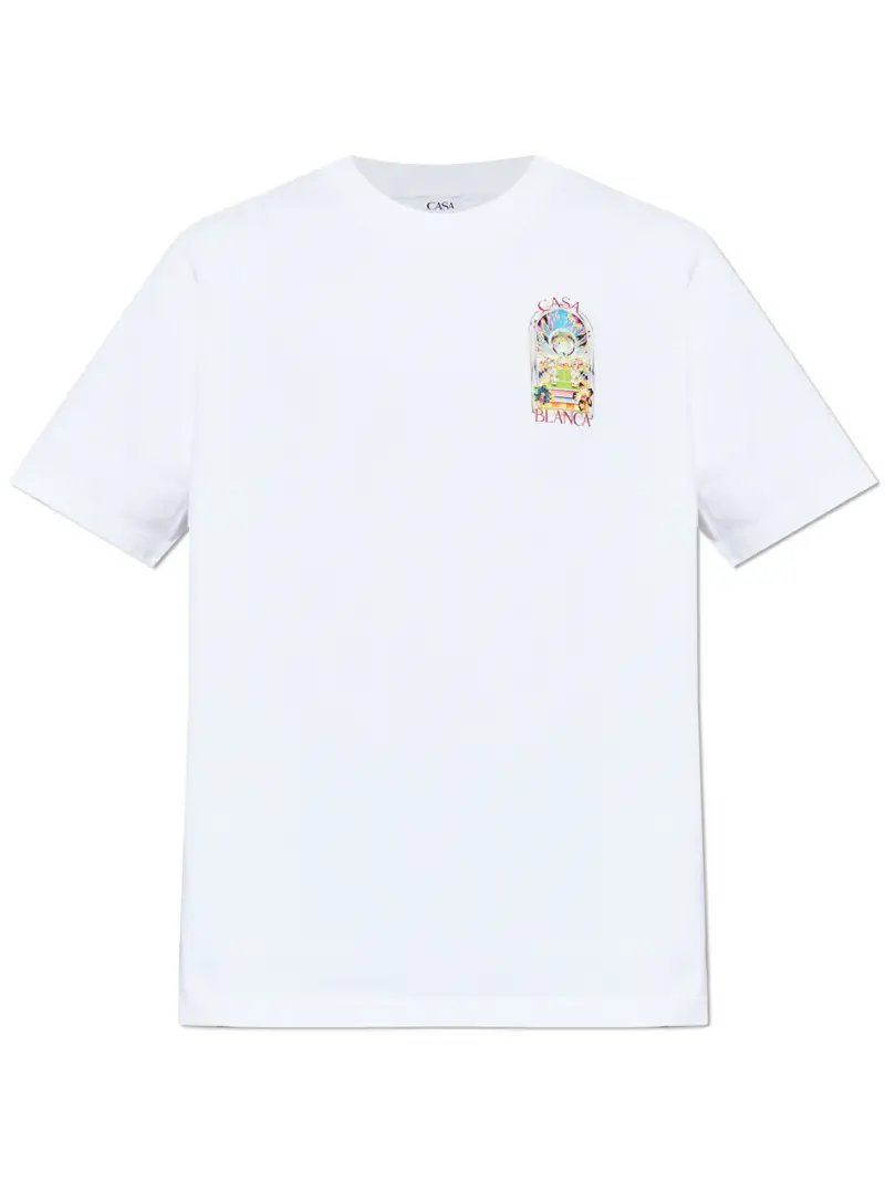 T-Shirt tennis BIANCO