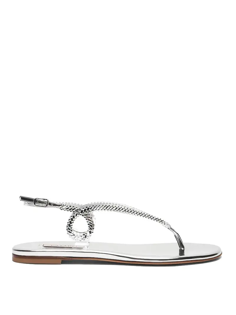 Sandali Giuseppina Argento