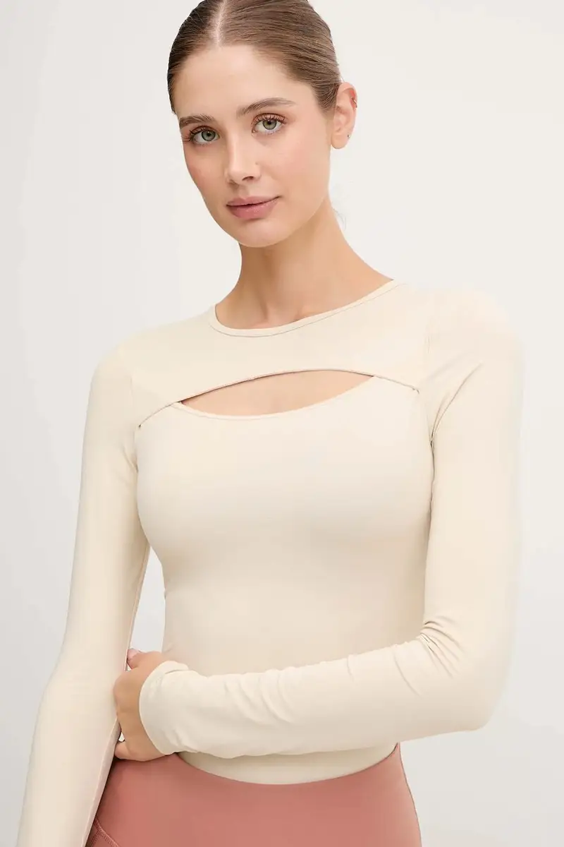 corpo yoga Cut Out colore beige 25204 miniatura 5