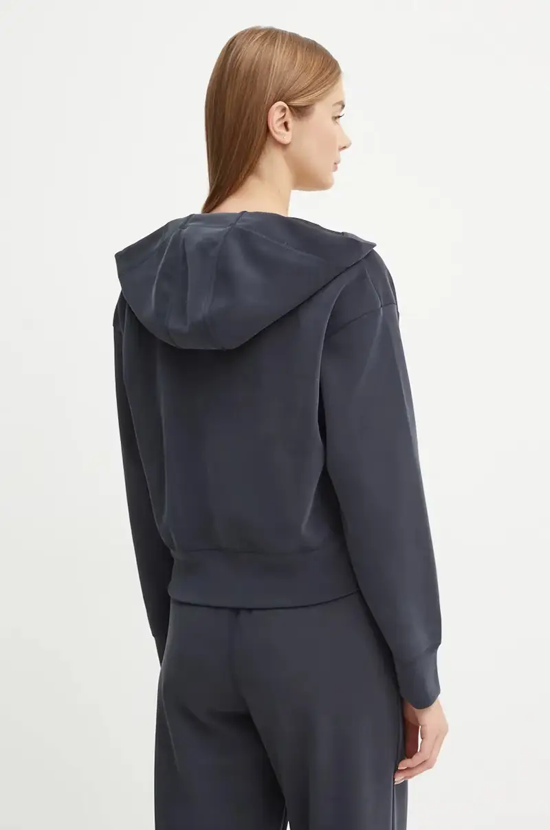 felpa da joga Peachy colore blu con cappuccio 24207 Grigio miniatura 3