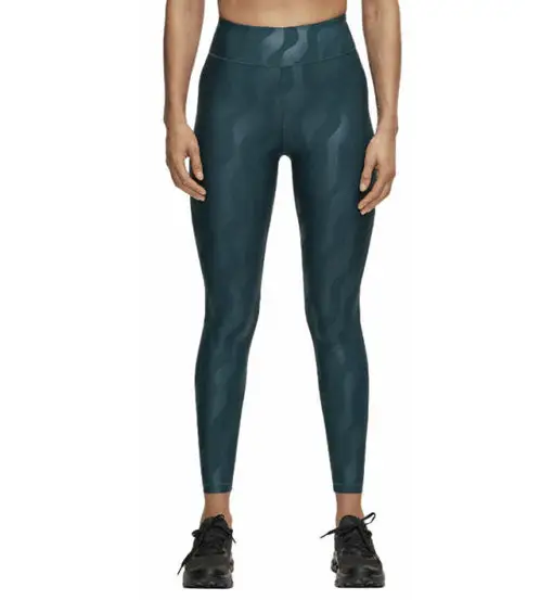 Heat Printed High Waist W - leggings fitness - donna Green