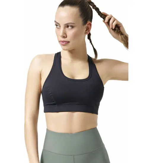 Iconic Sports W - reggiseno sportivo alto sostegno - donna Black