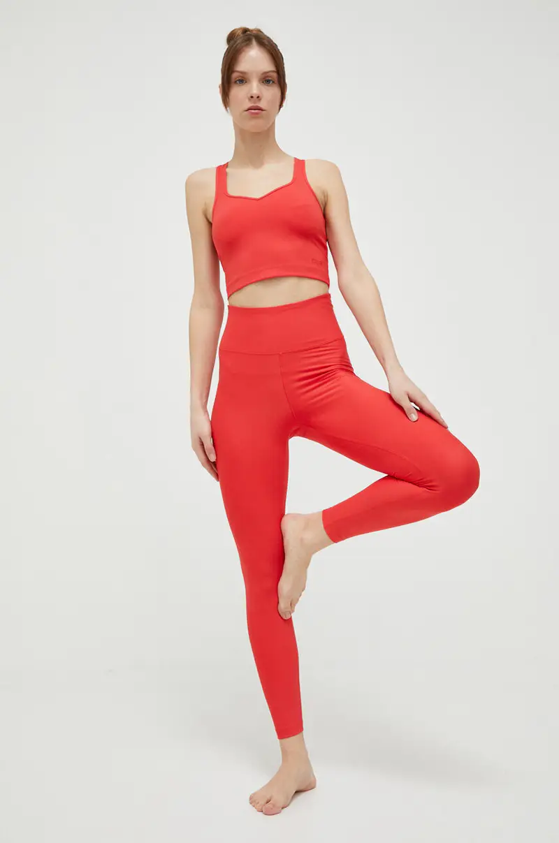 leggins per joga Rosso