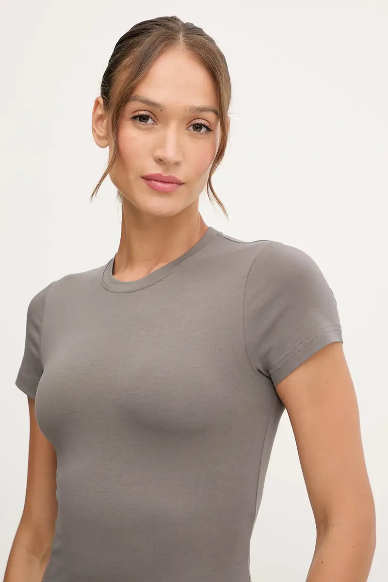 maglietta da allenamento Grigio miniatura 3