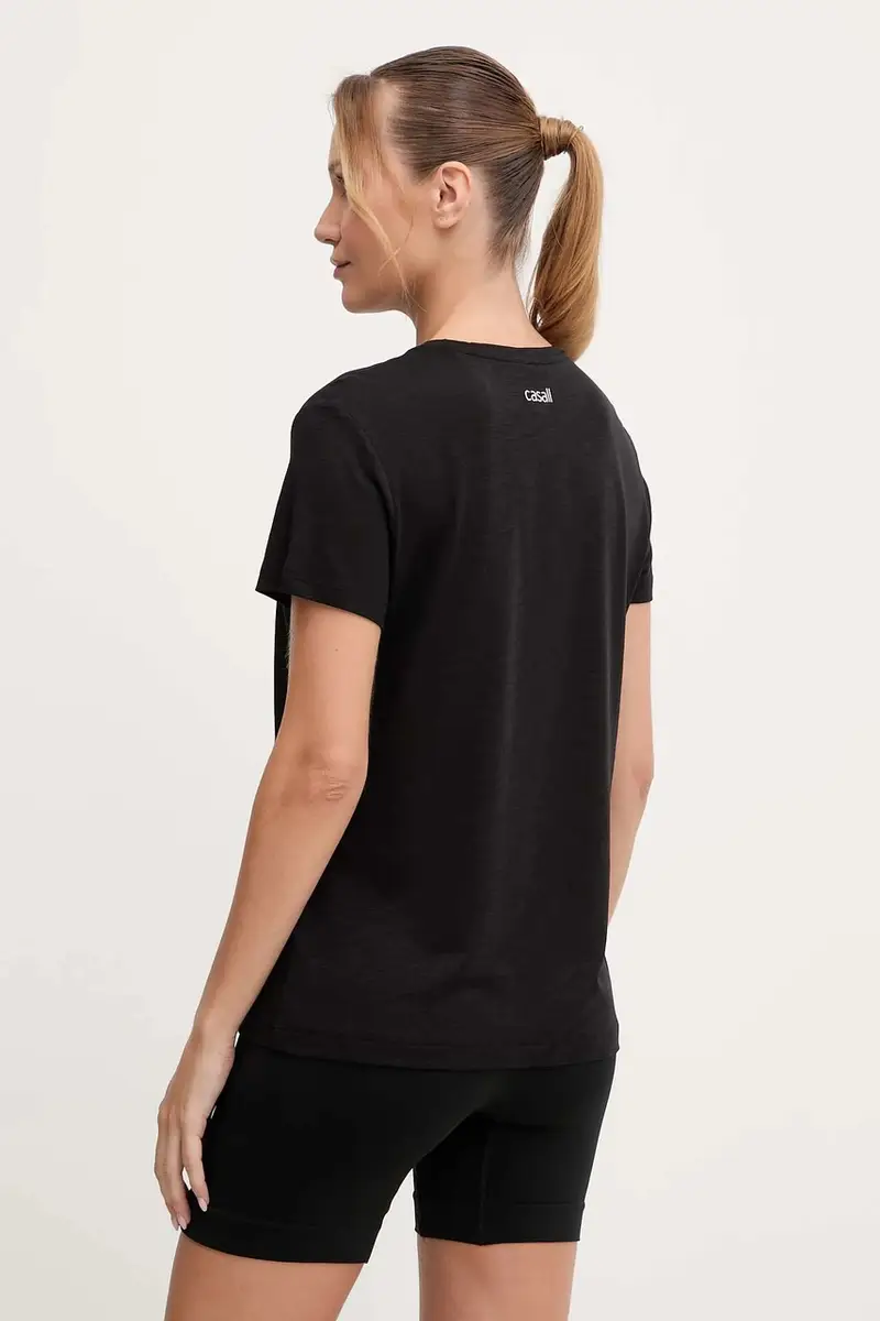 maglietta da corsa donna colore nero 23103 miniatura 3