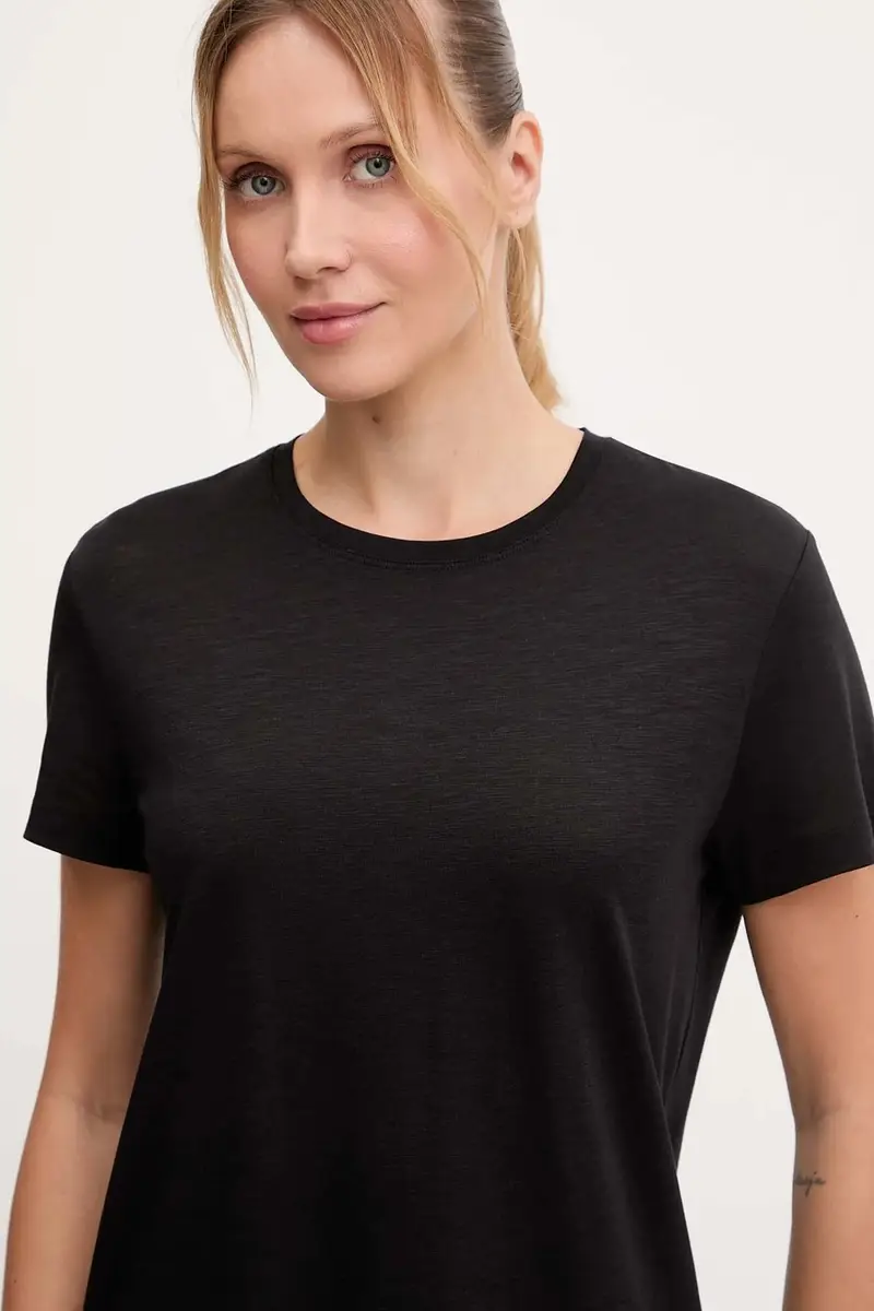 maglietta da corsa donna colore nero 23103 miniatura 4