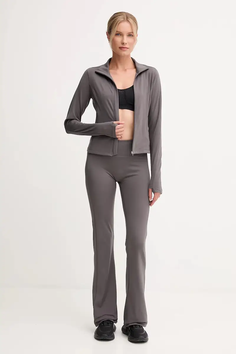 maglietta da trekking Soft Touch donna colore grigio 25217 miniatura 2