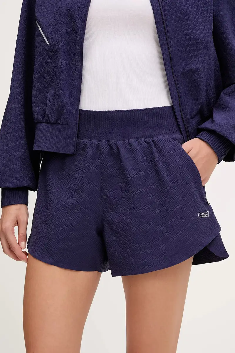 pantaloncini da allenamento Luna donna colore blu navy 25043