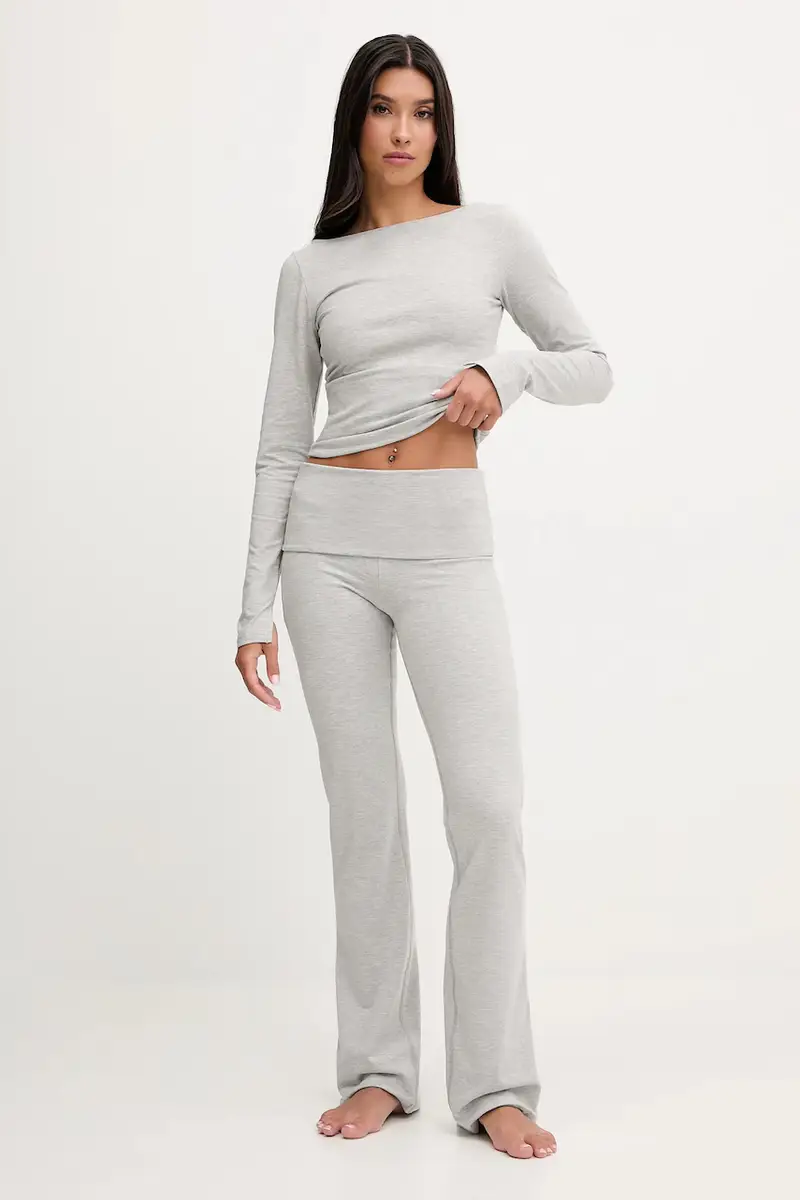 pantaloni da yoga Sublime donna colore grigio 25245 miniatura 2