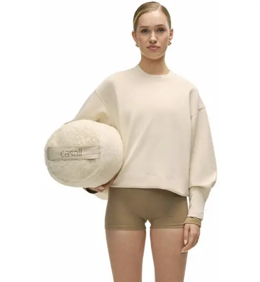 Peachy W - felpa - donna Beige