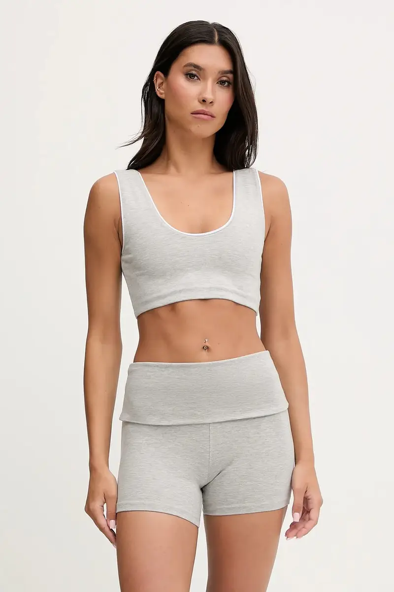 shorts per joga Sublime donna colore grigio 25252 miniatura 2