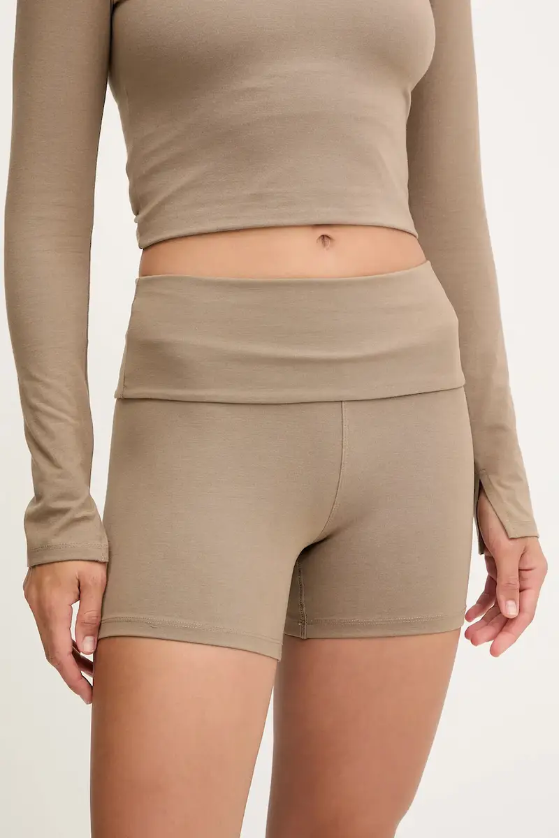 shorts per joga Sublime donna colore verde 25252