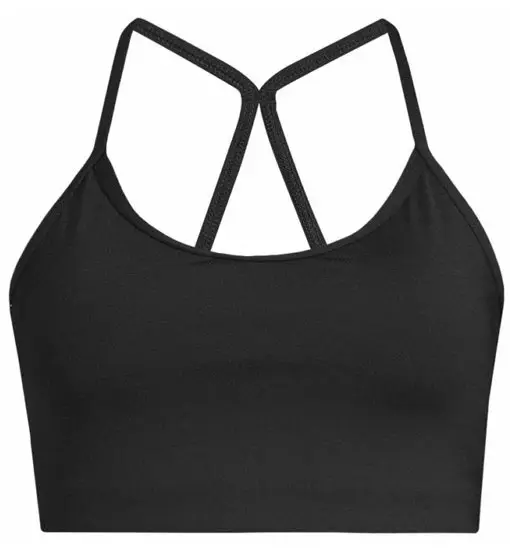 Sleek Strappy Sports W - reggiseno sportivo sostegno medio - donna Black
