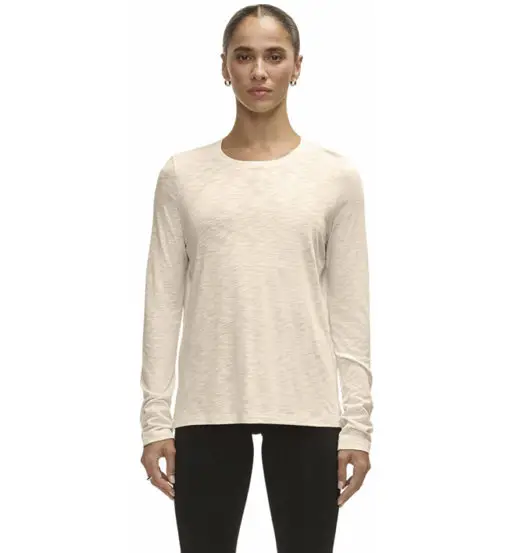 Soft Texture W - maglia maniche lunghe - donna Beige