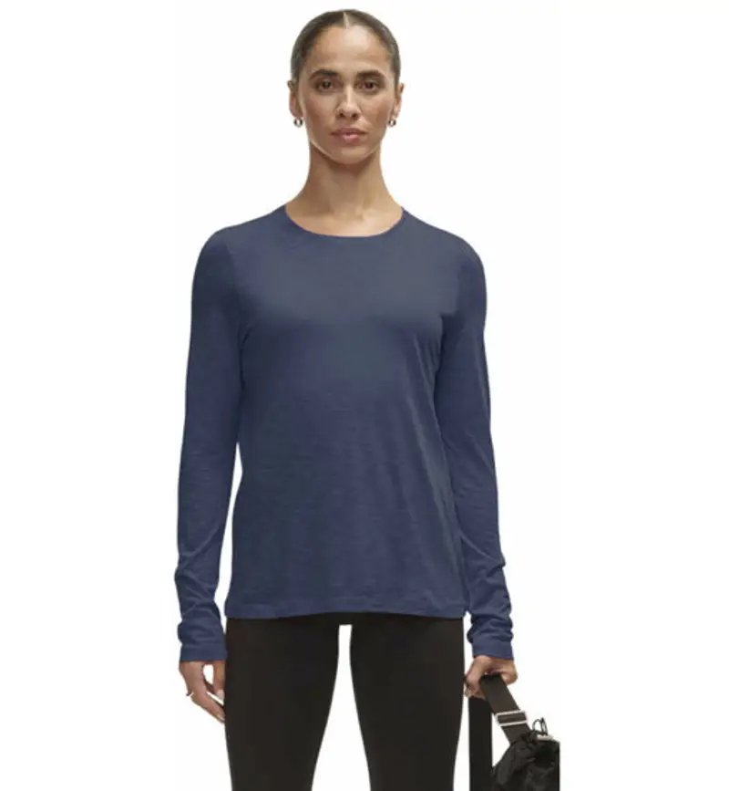 Soft Texture W - maglia maniche lunghe - donna Blue