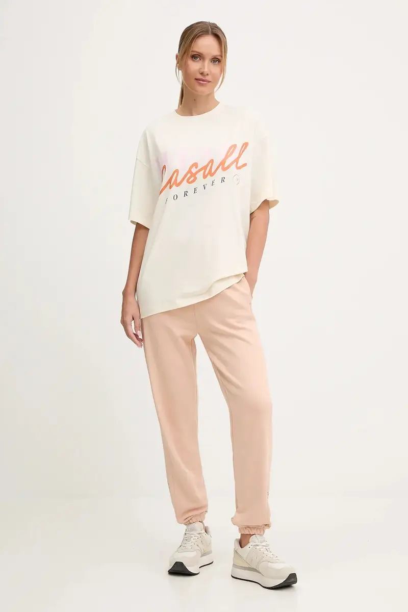 CASALL T-shirt Donna Beige 3569974 miniatura 2