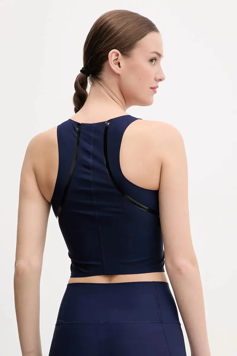 top da allenamento Sculpture colore blu navy 25004 miniatura 3