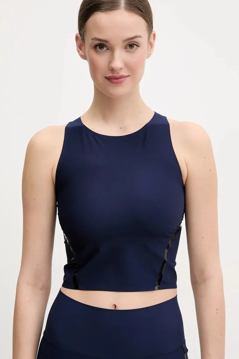 top da allenamento Sculpture colore blu navy 25004 miniatura 4