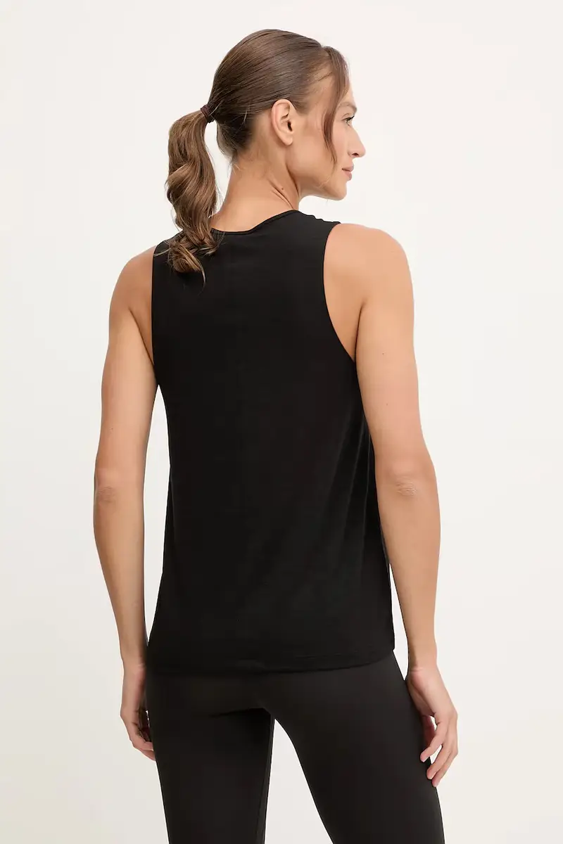 top da allenamento Soft Texture colore granata Nero miniatura 2