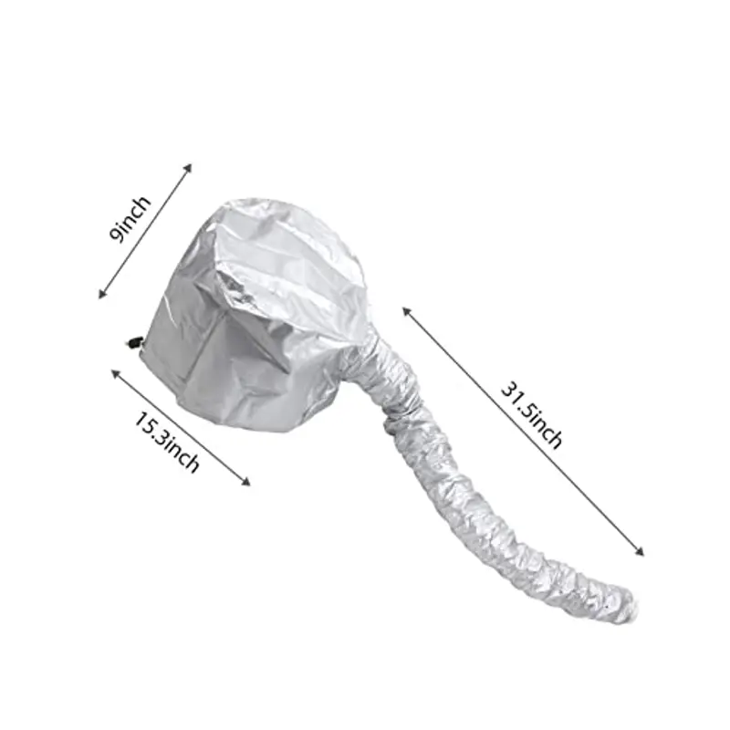 Casco per Asciugatura Capelli, Cuffia per Asciugacapelli Manuali, Regolabile Elastica Cuffia Termica per Capelli, per miniatura 2